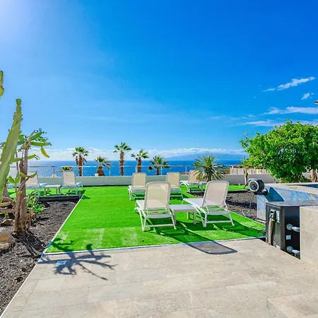 Villa CACTUS Tenerife sud piscine chauffée 10 personnes-2